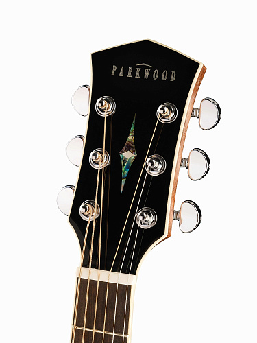 Parkwood GA88-WBAG-NAT Электроакустическая гитара, с вырезом, цвет натуральный, с чехлом