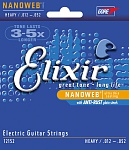 Фото:Elixir 12152 NANOWEB Комплект струн для электрогитары, Heavy, 12-52
