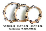 Фото:Fleet FLT-TH9-12 Тамбурин с кожей с 12 бубенцами