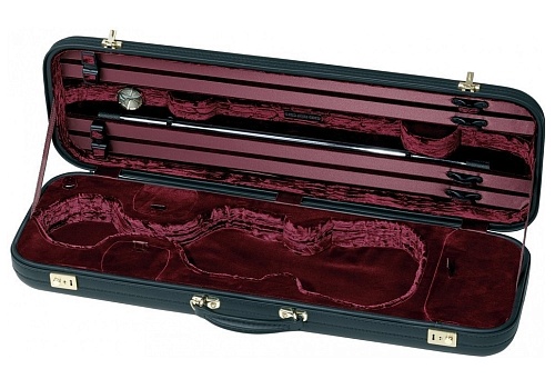 GEWA Jaeger Prestige Violin Case Plush Burgundy    4/4
