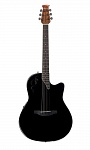 Фото:Applause AE44II-5 Mid Cutaway Black Электроакустическая гитара с металлическими струнами