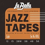 Фото:La Bella 800L Black Nylon Комплект струн для электрогитары, 12-56