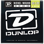Фото:Dunlop DBN60120 Комплект струн для бас-гитары, никелированные, Extra Heavy Drop, 60-120