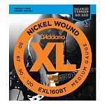 Фото:D'Addario EXL160BT Nickel Wound Комплект струн для бас-гитары, сбаланс. натяжение, Medium, 50-120