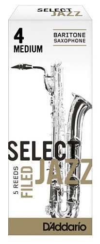Rico RSF05BSX4M Select Jazz Filed    ,  4,  (Medium), 5 