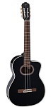 Фото:Takamine GC6CE BLK Классическая электроакустическая гитара, цвет чёрный
