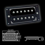 Фото:Belcat BH-32Neck-BK Звукосниматель магнитный, хамбакер, нековый, черный