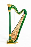 Фото:Resonance Harps MLH0025 Iris Арфа 21 струнная (A4-G1), цвет зеленый глянцевый