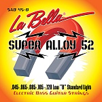 Фото:La Bella SAB45-B Комплект струн для бас-гитары 45-128