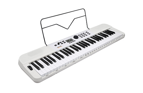 Nux NEK-110-WH Синтезатор, 61 клавиша, автоаккомпанемент, белый