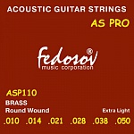 :Fedosov ASP110 Brass Round Wound Extra Light     , , 10-50