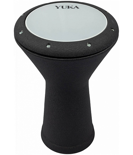 Yuka DRBE-1 BK Дарбука египетская (думбек), диаметр 8,5', корпус алюминий, пластиковая отделка