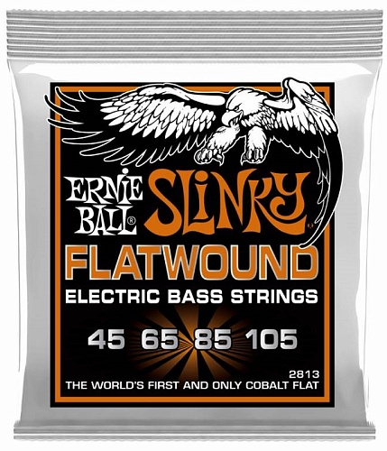 Ernie Ball 2813 Hybrid Slinky Flatwound Bass   - (45-65-85-105)