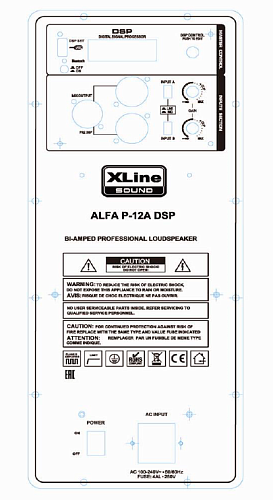 Xline ALFA P-12A DSP    2  DSP  BT, 12"+1.35", : 350