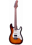 Фото:Crafter Modern Seoul VVS MP Tobacco Sunburst Электрогитара с чехлом, санберст