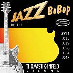 Фото:Thomastik BB111 Jazz BeBobКомплект струн для электрогитары, Еxtra Light, сталь/никель, 11-47