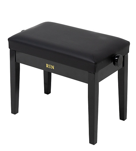 Rin LB-11BKG Банкетка, черная глянец, искусственная кожа