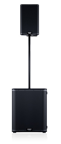 QSC KS118 Активный сабвуфер 18" 3600 Вт, 41 - 98 Гц, 136 дБ, 4 больших поворотных колеса