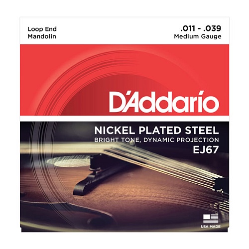 D'Addario EJ67 Nickel    , Medium, 11-39