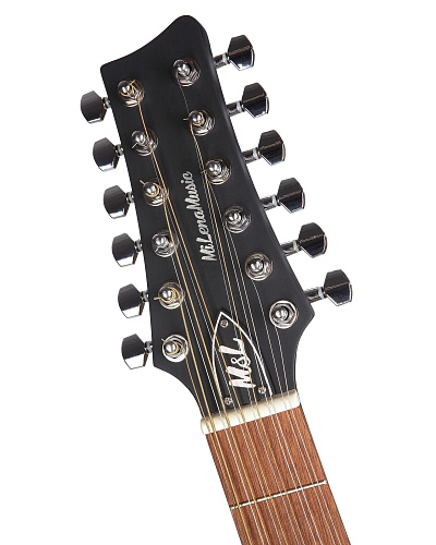MiLena-Music ML-F3-BK-12Str Акустическая гитара 12-струнная, черная