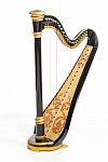 Фото:Resonance Harps MLH0024 Iris Арфа 21 струнная (A4-G1), цвет черный глянцевый
