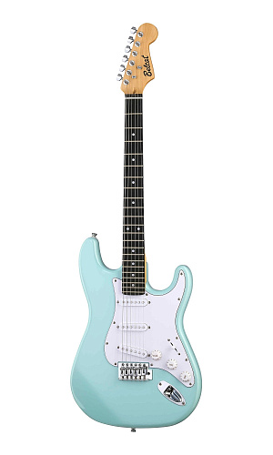 Belcat BST-KIT-BL Электрогитара с комбоусилителем и аксессуарами, голубая