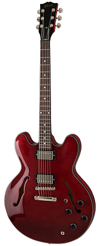 GIBSON 2019 ES-335 STUDIO WINE RED Полуакустическая электрогитара, в комплекте кейс