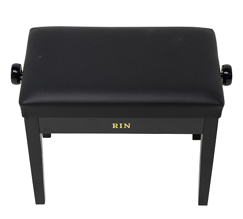 Rin LB-11BKG Банкетка, черная глянец, искусственная кожа