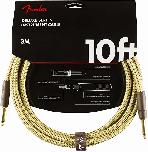 FENDER DELUXE 10' INST CABLE TWD  , 3.05 