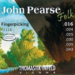 Фото:Thomastik PJ116 John Pearse Комплект струн для акустической гитары, нейлон, 016-043