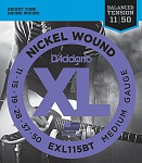 :D'Addario EXL115BT Nickel Wound    , Medium, 11-50