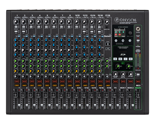 Mackie ONYX16 16-канальный микшер с поканальной записью, процессором эффектов и USB
