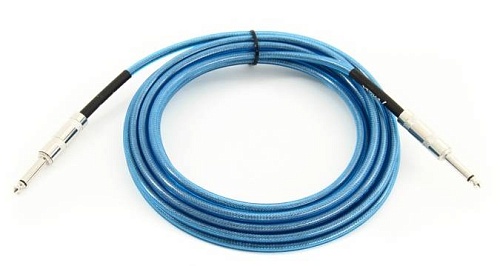 FENDER 20' CALIFORNIA INSTRUMENT CABLE LAKE PLACID BLUE  , 6 
