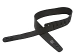 Фото:D'Andrea LIS-038-L2.75-BLK Ремень для гитары с блокировкой, кожа, чёрный, Lock-It Straps
