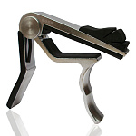 Фото:Alice A007D/SL-A1 Каподастр для акустической гитары, серебристый