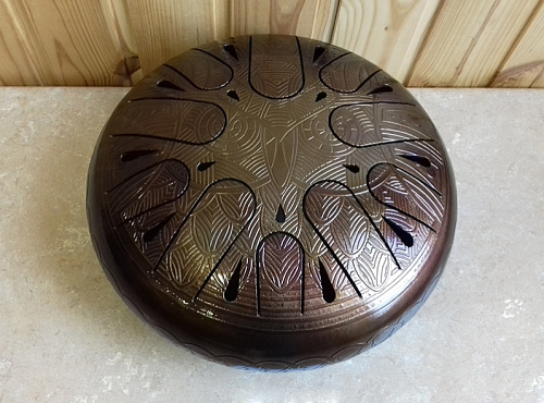 GlukOFF_ON GN-22-10-08-10 Глюкофон 22 см, гравировка Сова, инсомниа си минор