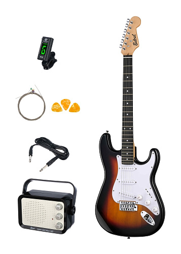 Belcat BST-KIT-SB Электрогитара с комбоусилителем и аксессуарами