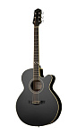 Фото:Naranda F303CBK Акустическая черная фолк-гитара с вырезом