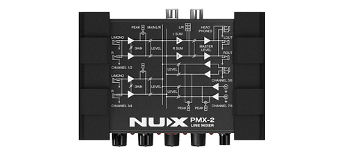 Nux Cherub PMX-2 Multi-Channel Mini Mixer Многоканальный мини-микшер
