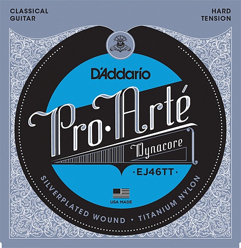 D'Addario EJ46TT ProArte DynaCore Комплект струн для классической гитары, титан, сильное натяжение