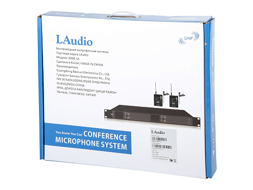 LAudio 6000-UL Беспроводная микрофонная система, 2 петличных микрофона