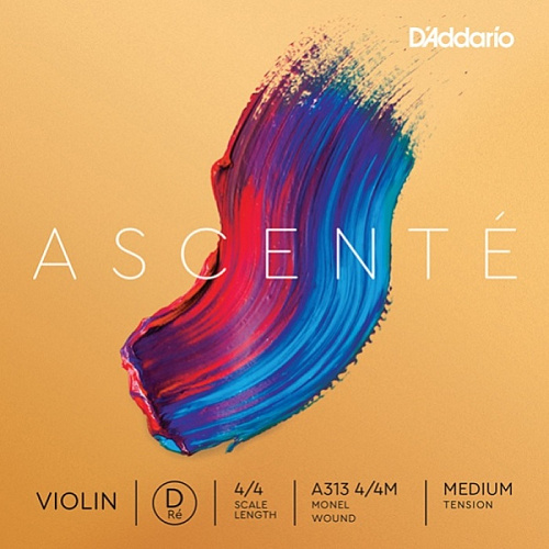 D'Addario A313-4/4M Ascente Отдельная струна D для скрипки 4/4