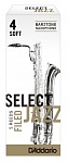 Фото:Rico RSF05BSX4S Select Jazz Filed Трости для саксофона баритон, размер 4, мягкие (Soft), 5 шт