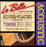 :La Bella 700M Silver-Plated     , , Medium, 13-56