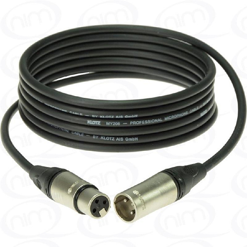 KLOTZ M1K1FM0300 M1 Микрофонный кабель, XLR "мама" -  XLR "папа", 3 м