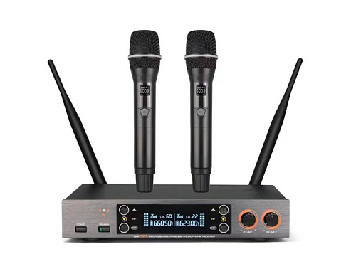 LAudio LS-201-2M Беспроводная микрофонная система, 2 ручных передатчика