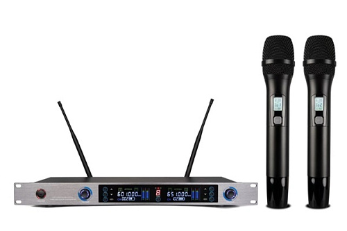LAudio LS-212-2M Беспроводная микрофонная система, 2 ручных передатчика