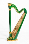 Фото:Resonance Harps MLH0015 Capris Арфа 21 струнная (A4-G1), цвет зеленый глянцевый