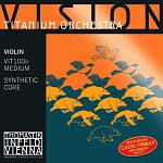 Фото:Thomastik VIT100о Vision Titanium Orchestra Комплект струн для скрипки, среднее натяжение