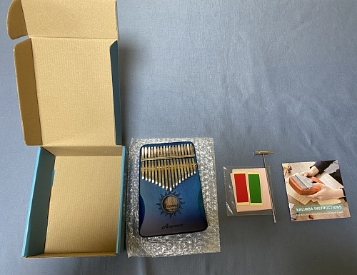 Arborea ARKMBL-BL Калимба, 17 язычков, синяя